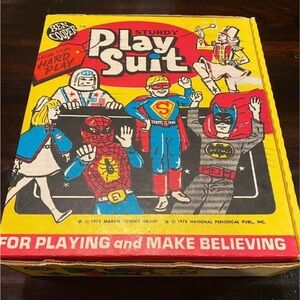 Vintage 1972 Marvel Comic kids costume